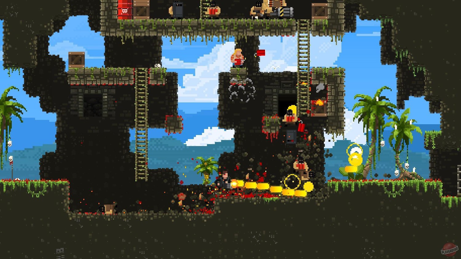 Скриншот 2 к игре Broforce v.3148 [GOG] (2015)