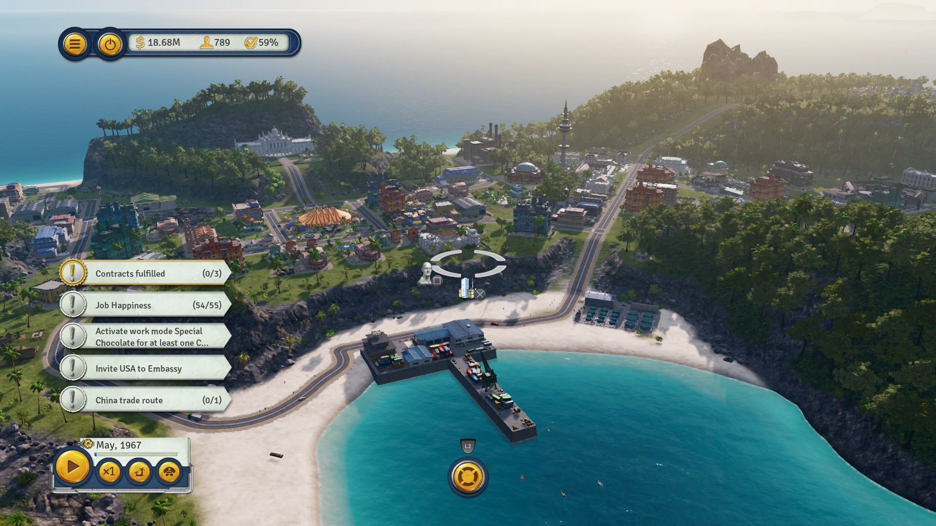 Скриншот 1 к игре Tropico 6 v.22(1199) [Папка игры] (2019)