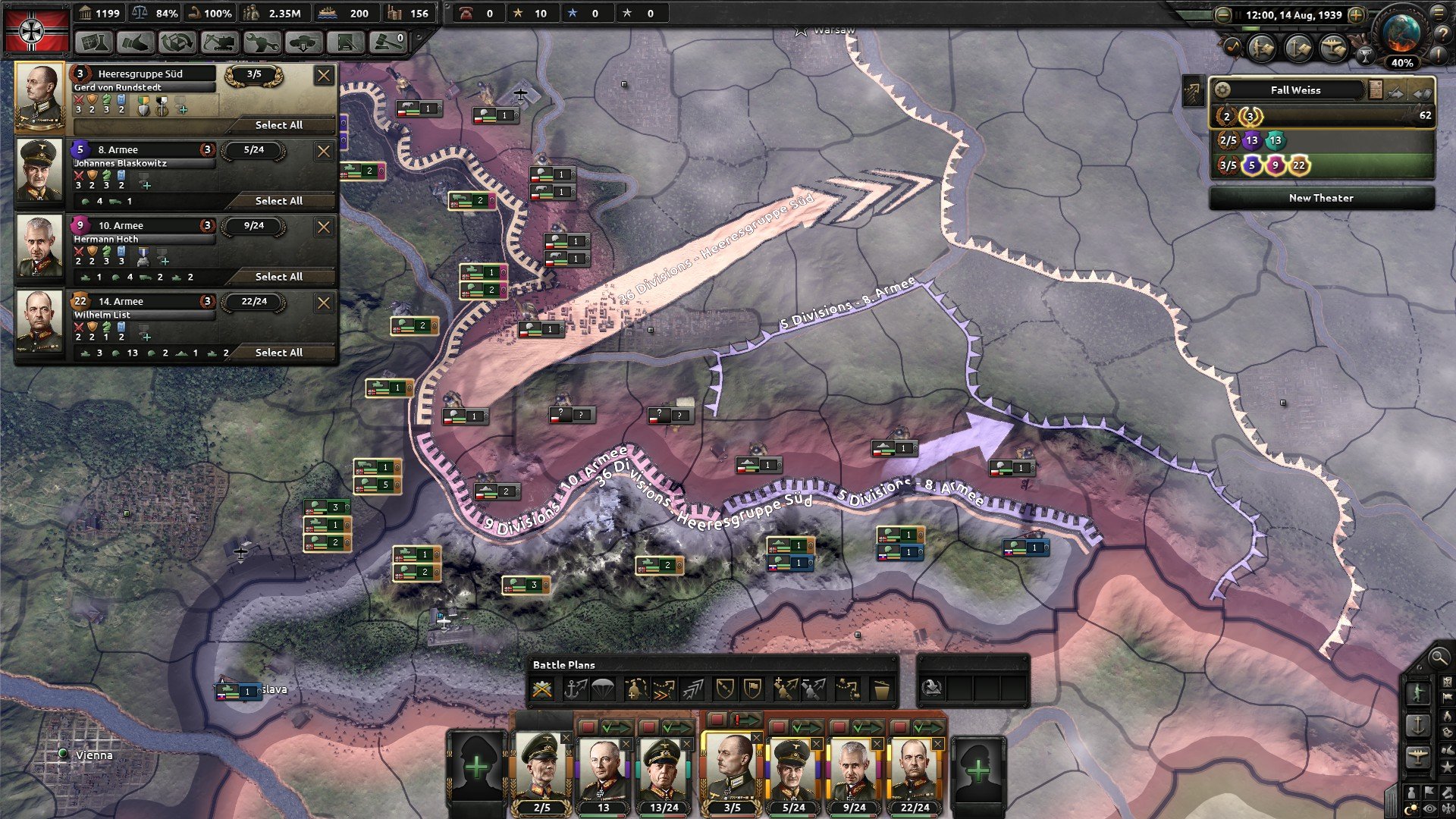 Скриншот 2 к игре Hearts of Iron IV v.1.15.3 [Архив] (2016)