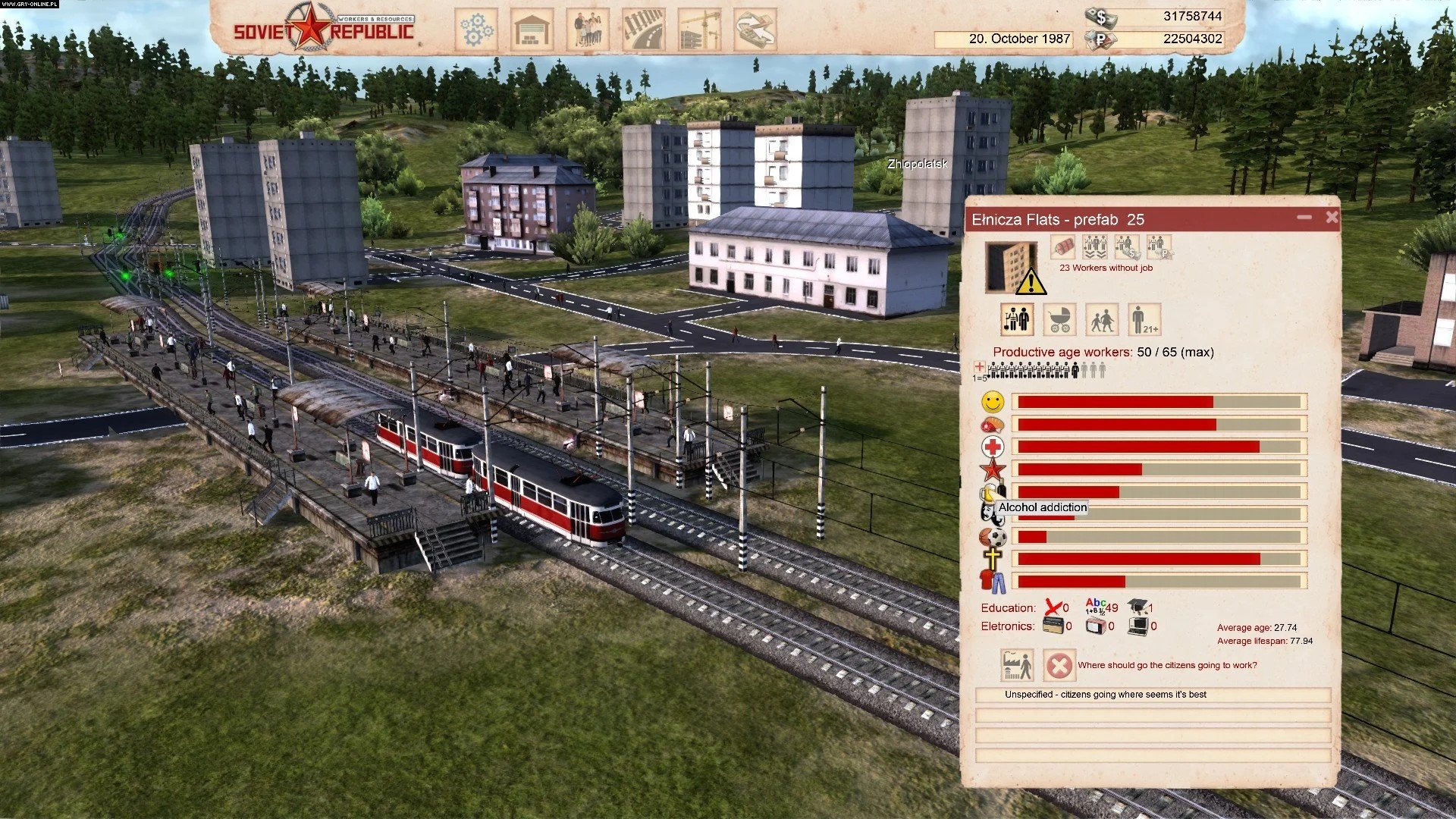 Скриншот 2 к игре Workers & Resources: Soviet Republic v.1.0.0.20 [Архив] (2024)