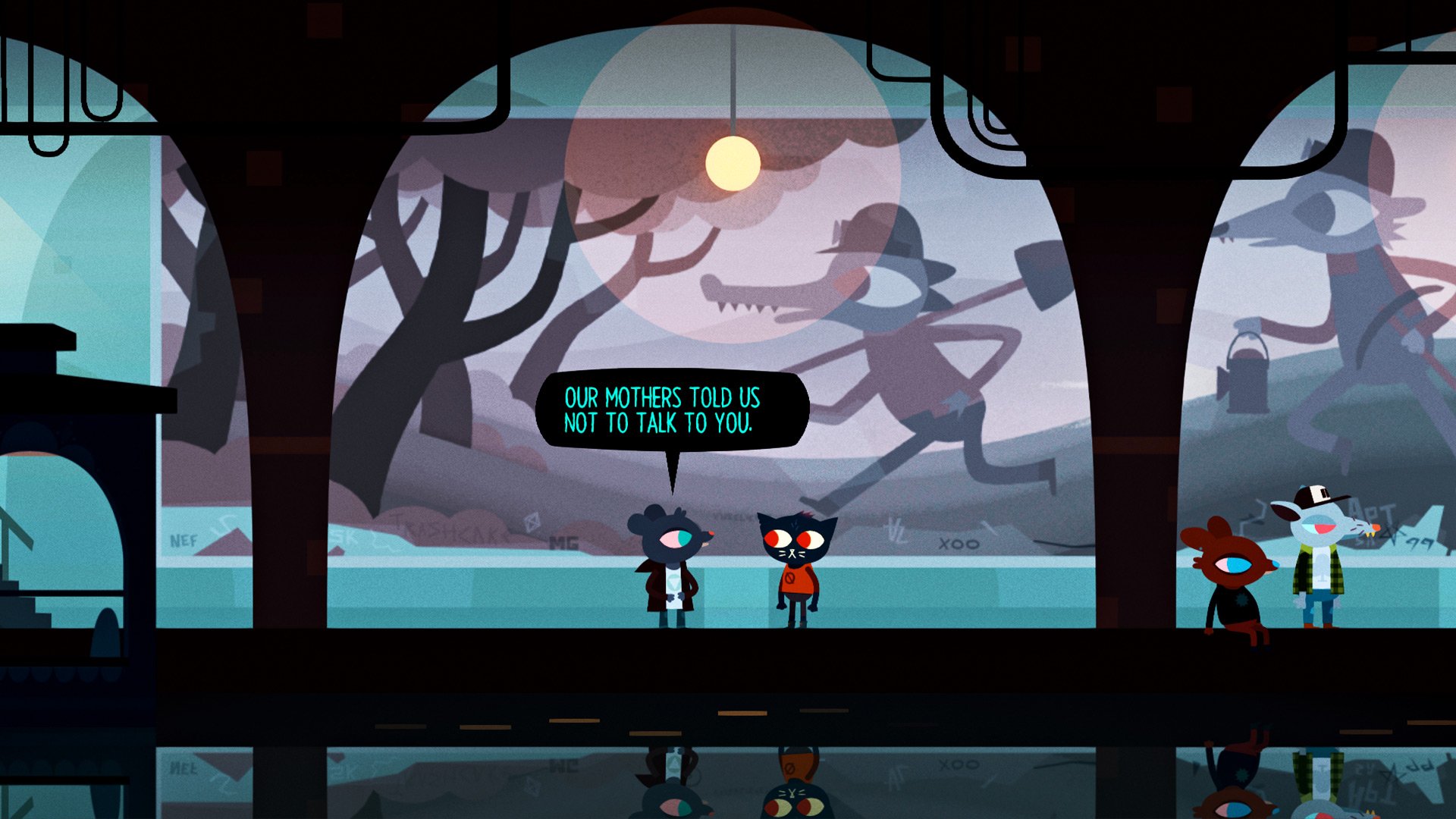 Скриншот 1 к игре Night in the Woods Weird Autumn Edition [GOG] (2017)