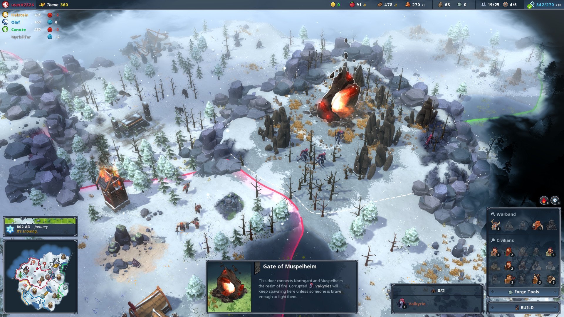 Скриншот 3 к игре Northgard v.3.6.51.40992 [Архив] (2018)